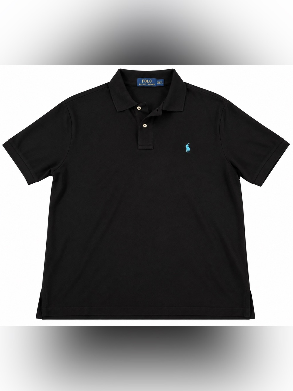 Polo Ralph Lauren Men’s XLT Black Short Sleeve Polo Shirt Blue Pony Logo